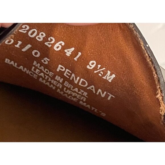 VTG Bass Mens Pendant Loafer Size 9.5 M Leather Kiltie Preppy Old Money Academia - Picture 10 of 10